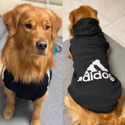 Adidog-Sudadera con capucha de algodón para perros pequeños