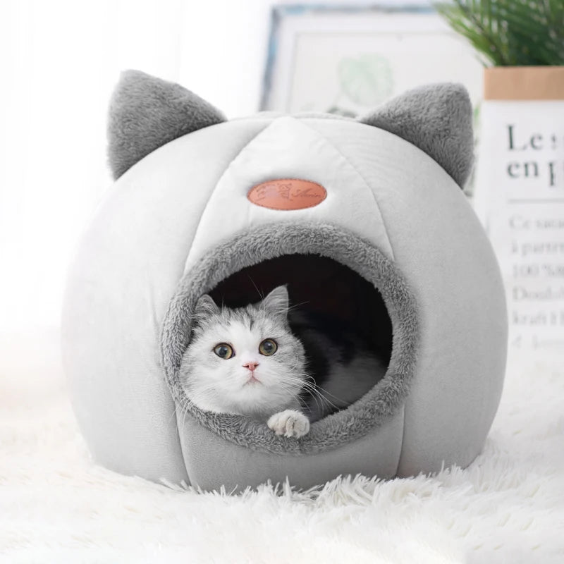 Cama cómoda para dormir profundamente en invierno para Gato,