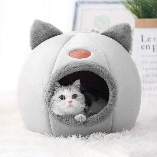 Cama cómoda para dormir profundamente en invierno para Gato,