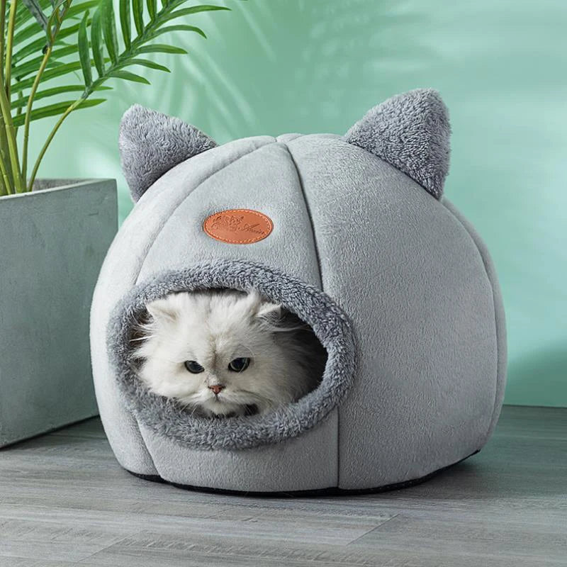 Cama cómoda para dormir profundamente en invierno para Gato,