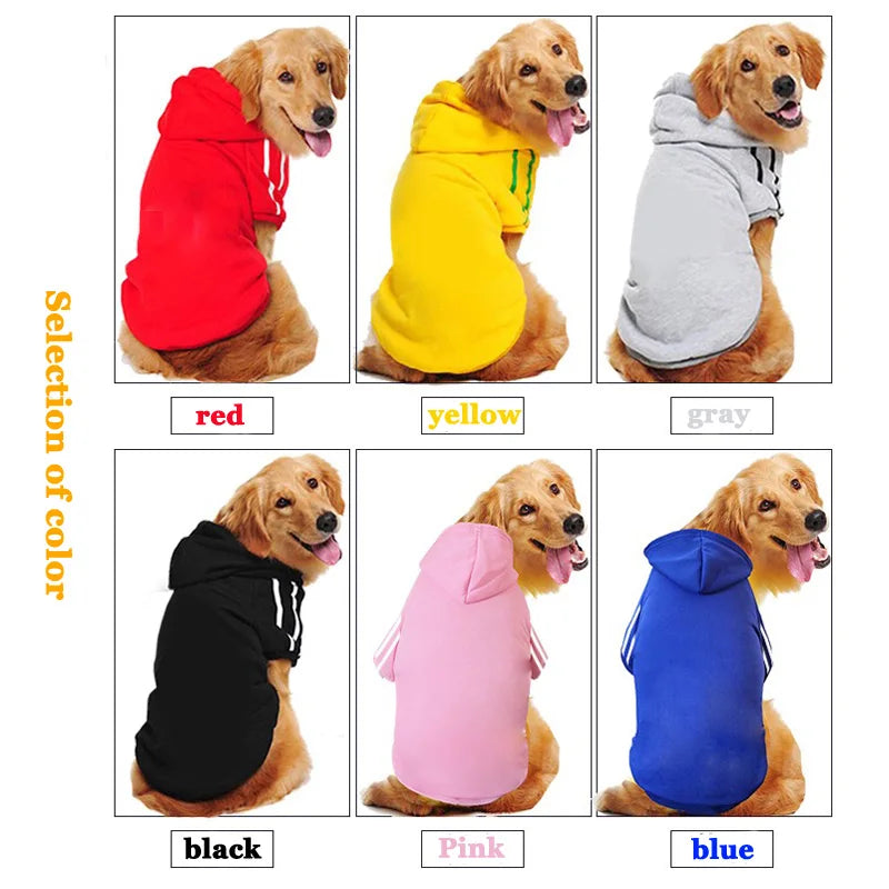 Adidog-Sudadera con capucha de algodón para perros pequeños