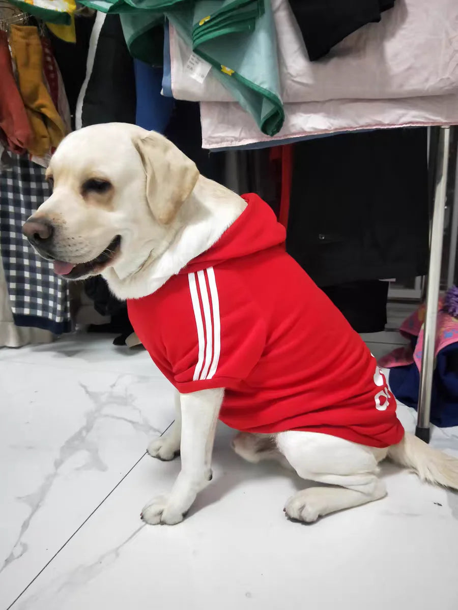 Adidog-Sudadera con capucha de algodón para perros pequeños