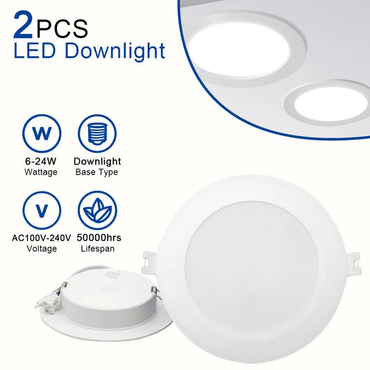 LED descendente de 2 piezas (dicroicos)