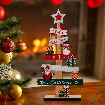 Árbol de Navidad de madera para decoración del hogar