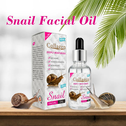 Aceite Esencial Facial de colágeno de caracol, suero Facial hidratante.