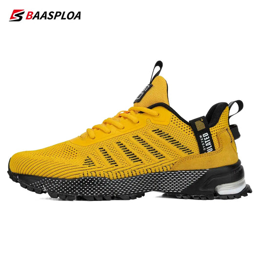 Baasploa-Zapatillas de correr para hombre, zapatos masculinos de malla transpirable para caminar al aire libre,