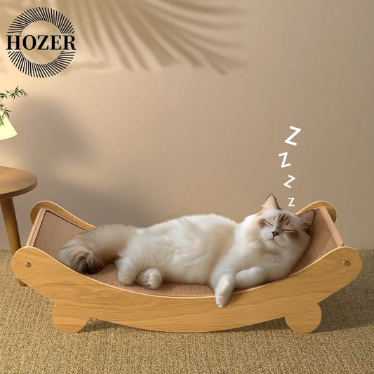 Almohadillas para rascar gatos grandes, tablero para rascar para gatos, desmontable, resistente al desgaste, multifunción, cama para dormir, juguetes para gatos