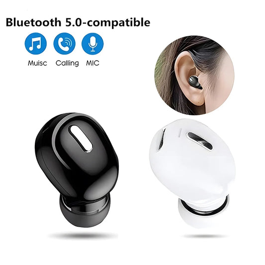 Auriculares inalámbricos X9 con Bluetooth 5,0, audífonos intrauditivos con micrófono.