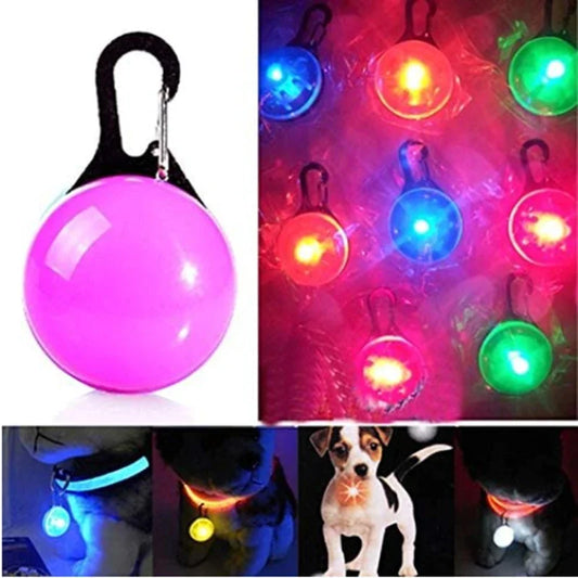 Collar con colgante Led para perro y gato, accesorios brillantes para mascotas, Collar luminoso, decoración de seguridad nocturna