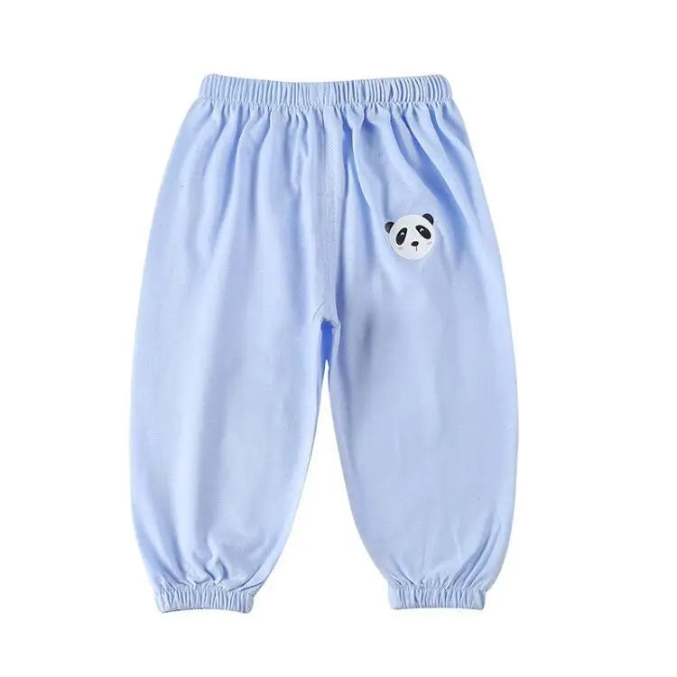 Pantalones antimosquitos de algodón para niños, bombachos informales sueltos finos para bebés, 1, 2, 3, 4 y 5 años, Verano