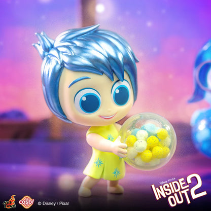 Disney-figuras de Pixar Inside Out 2 para niños, Mini muñeca coleccionable de la película, de la alegría, la ansiedad, el asco, Cosbi