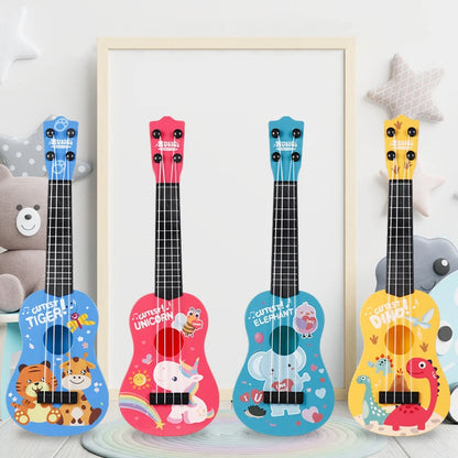 Ukelele de 4 cuerdas para niños, guitarra pequeña