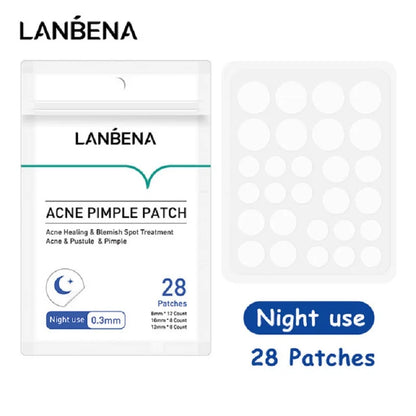 LANBENA-Parche Invisible para acné, mascarilla facial para eliminación de granos, acné