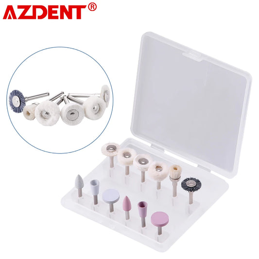 AZDENT-Kit de pulidor Dental de baja velocidad, conjunto compuesto de dentista, porcelana de odontología