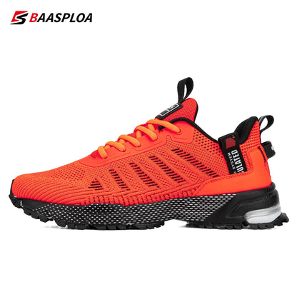 Baasploa-Zapatillas de correr para hombre, zapatos masculinos de malla transpirable para caminar al aire libre,