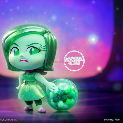 Disney-figuras de Pixar Inside Out 2 para niños, Mini muñeca coleccionable de la película, de la alegría, la ansiedad, el asco, Cosbi