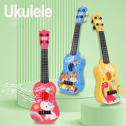 Ukelele de 4 cuerdas para niños, guitarra pequeña