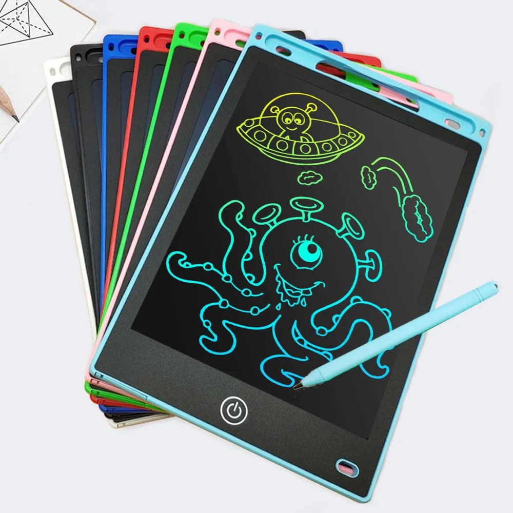 Tablero de dibujo electrónico para niños, tableta de escritura con pantalla