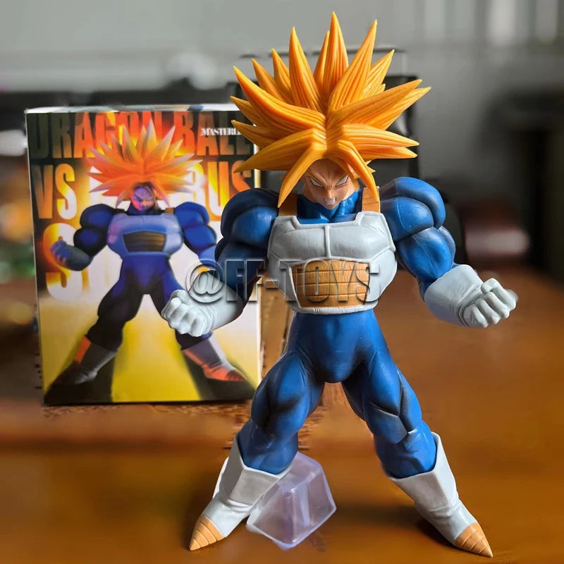 Figuras de acción de Dragon Ball Z, Super Trunks de PVC de 25cm, Super Saiyan Gotenk.