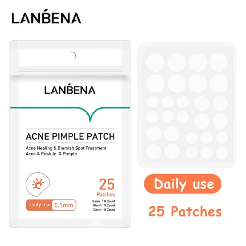 LANBENA-Parche Invisible para acné, mascarilla facial para eliminación de granos, acné