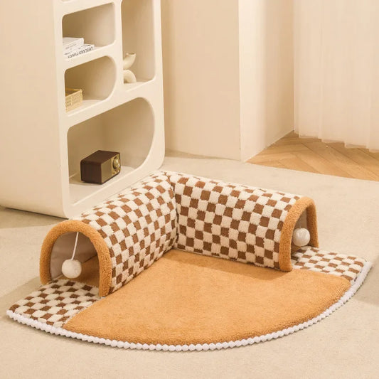 Cama Para Gatos y perros, túnel Para jugar, cesta Para gatitos, alfombrilla Para el hogar, productos Para perreras