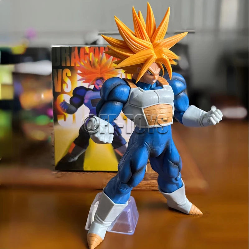 Figuras de acción de Dragon Ball Z, Super Trunks de PVC de 25cm, Super Saiyan Gotenk.