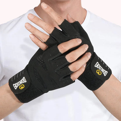 Guantes de levantamiento de pesas, soporte de pulsera, transpirables, antideslizantes, para deportes, gimnasio, culturismo, levantamiento de pesas,