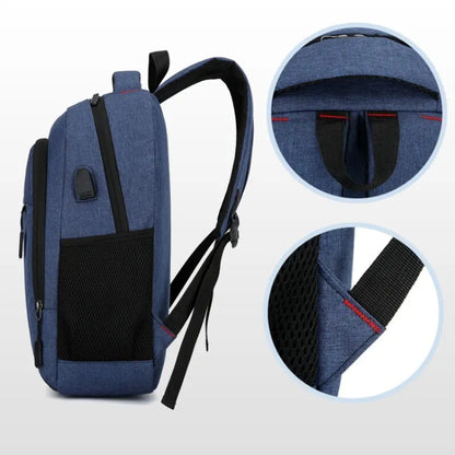 Mochila de viaje para hombre y mujer, bolsa de ordenador para estudiantes