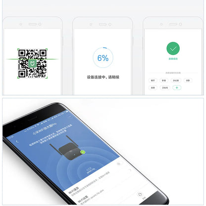Xiaomi-repetidor WiFi Pro Mi, amplificador de red, enrutador extensor de potencia, Roteador de 300M, 2,4G, 2 antenas para enrutador, hogar y oficina